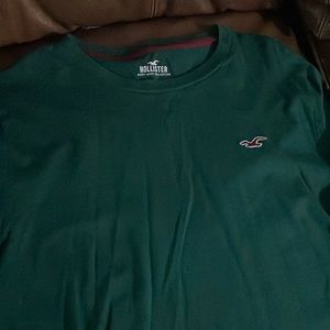 Hollister Green shirt XS Long Sleeve